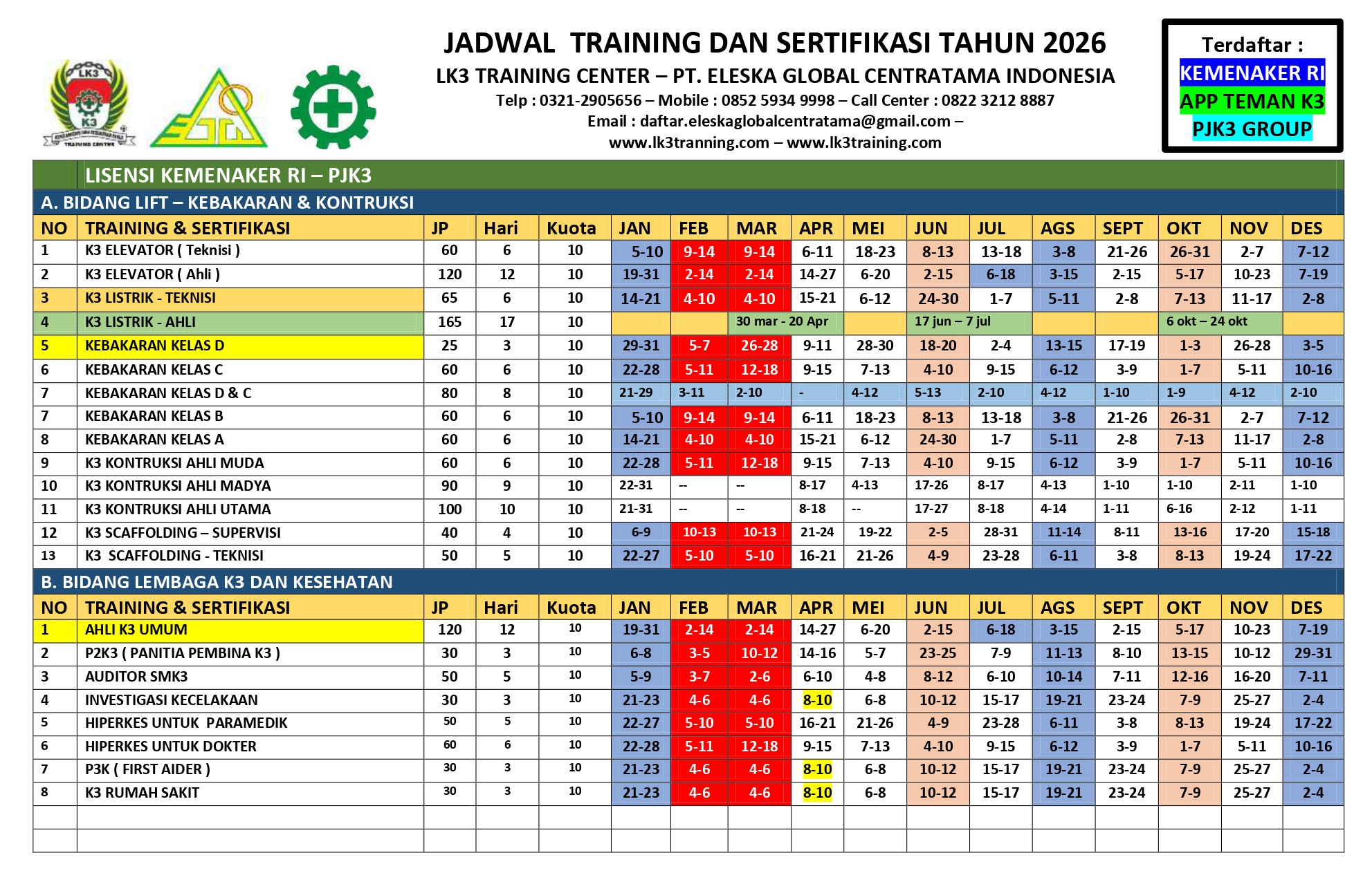 Jadwal Hal 1